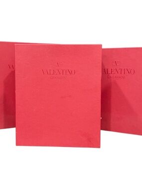 X 3 Empty Valentino Red Branded Boxes Purse Storage Gifting Sneakers Large